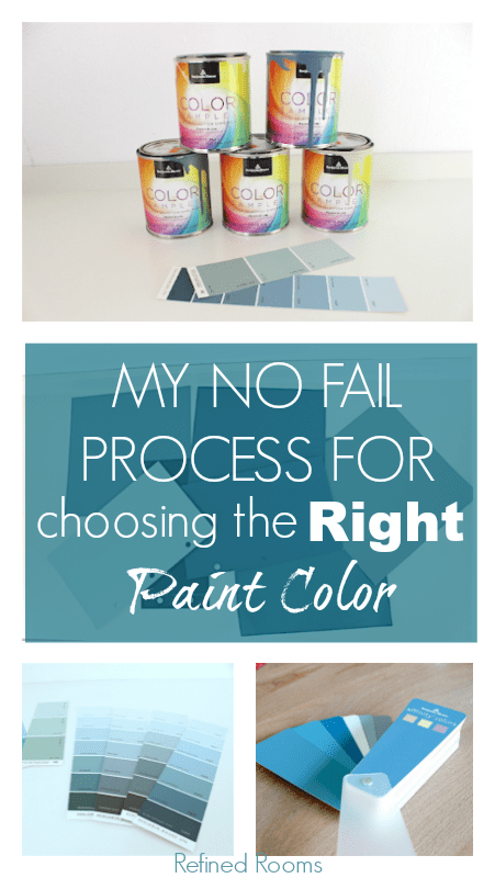 My process for choosing the right paint color the first time @ refinedroomsllc.com