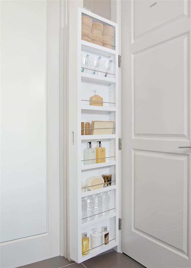Check out this innovative storage and organizing product, the Cabidor Door Storage Cabinet via Refined Rooms Blog