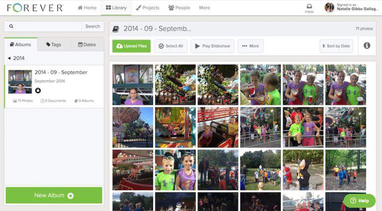 Strict privacy standards is one of the many reasons this photo organizers chooses Forever photo storage to archive her digital photo collection