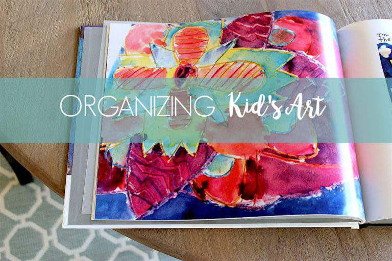 Looking for tips on how to organize kids' art? Check out this post at Refined Rooms