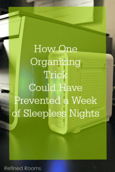 Labeling Cords can prevent sleepless nights via Refined Rooms