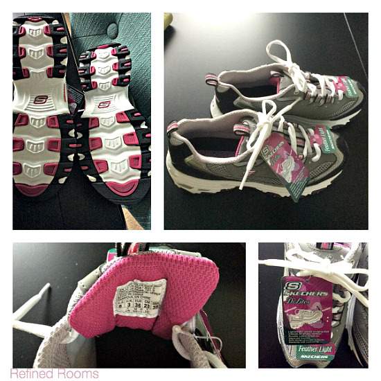 collage of photos of sneakers to be sold on Ebay.