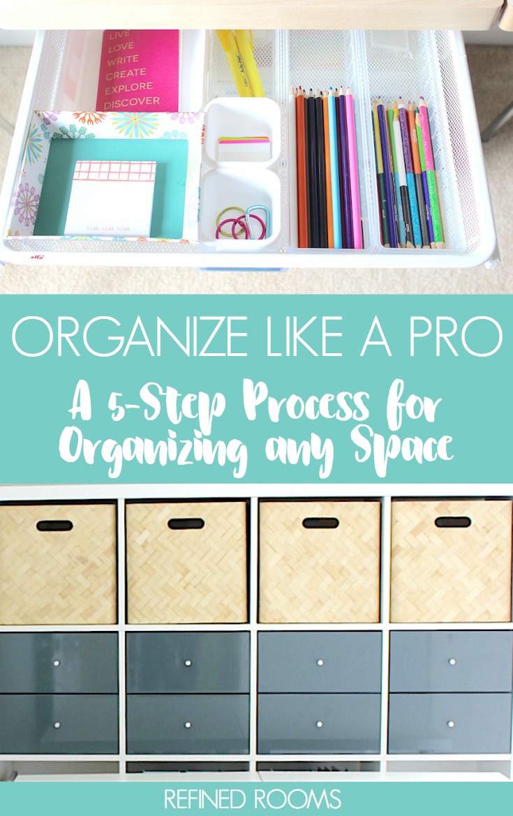 Organize Like a Pro: A 5-Step Process for Organizing Any Space