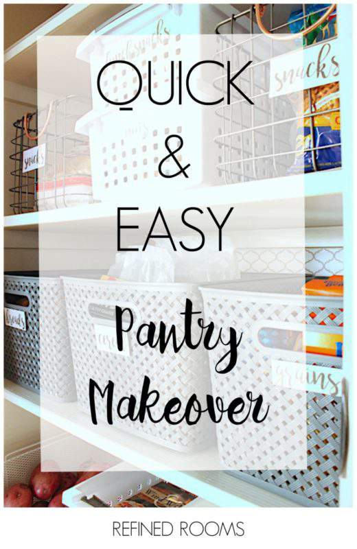 Quick and Easy Pantry Makeover