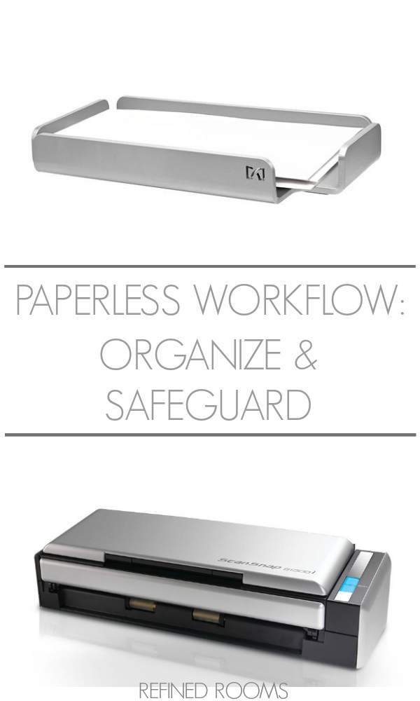Going paperless? Learn how to establish a paperless workflow to organize and protect your documents.