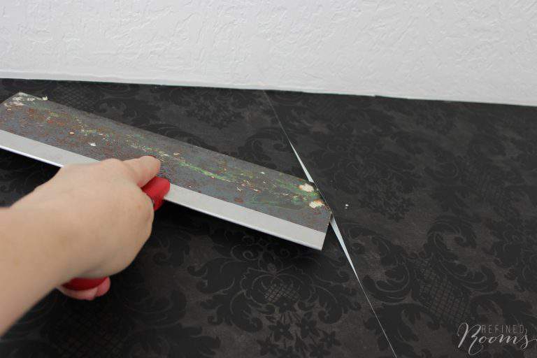 Removing Vinyl Wallpaper One Room Challenge Week 2