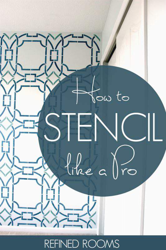 Easy stenciling Instructions with pictures! Learn How To Stencil from Pros