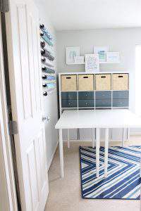 view of new craft room from hallway.