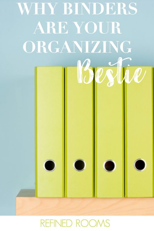 organized binder checklist