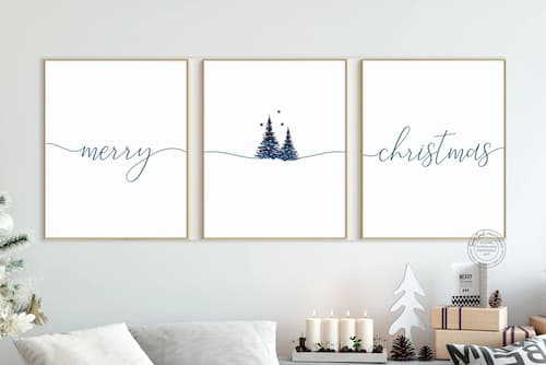 Navy Blue Christmas Decorations I'm Loving | Refined Rooms