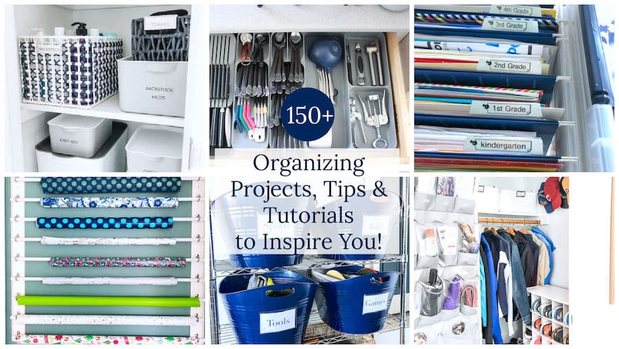 Storage and Organization Ideas, Tips and Tools